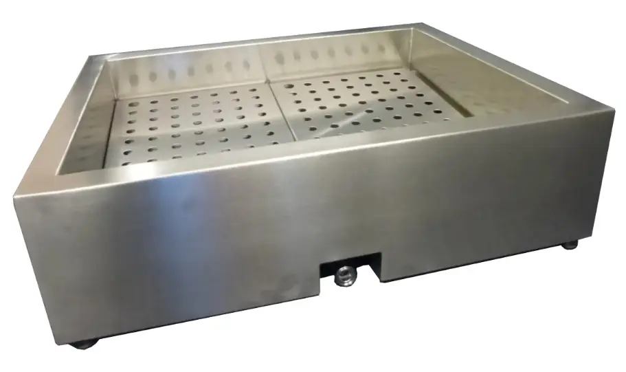 CRUSHED ICE BIN INCLINE 1/1 GN AISI 304 DRAIN ON THE OPERATING SIDE - Image 3