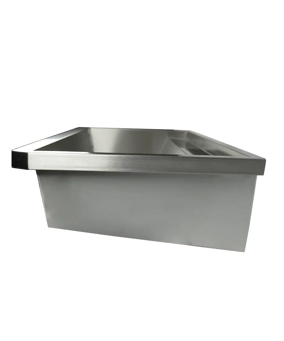 SS WASH BASIN 2 TAPS 1200MM DRAIN PLUG AND SPLASH SHIELD INCLUDED, EXCLUDING FAUCETS - Image 6