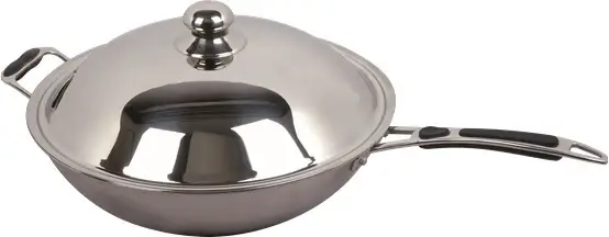 SS INDUCTION WOK PAN ø36