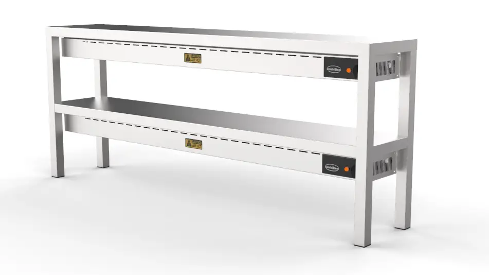 OVERSHELF CERAMIC HEATED 2 LEVELS 1800 10 HEATERS OF 250W