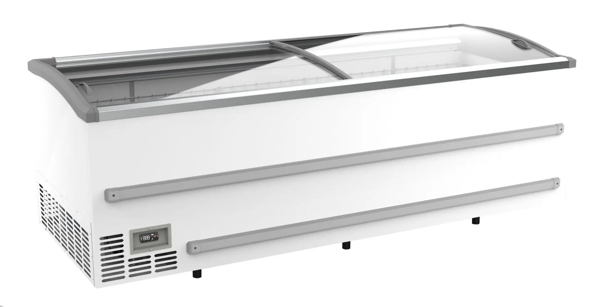 SUPERMARKET CHEST FREEZER WHITE 2500 MANUAL DEFROST *TRANSPORT ON REQUEST*