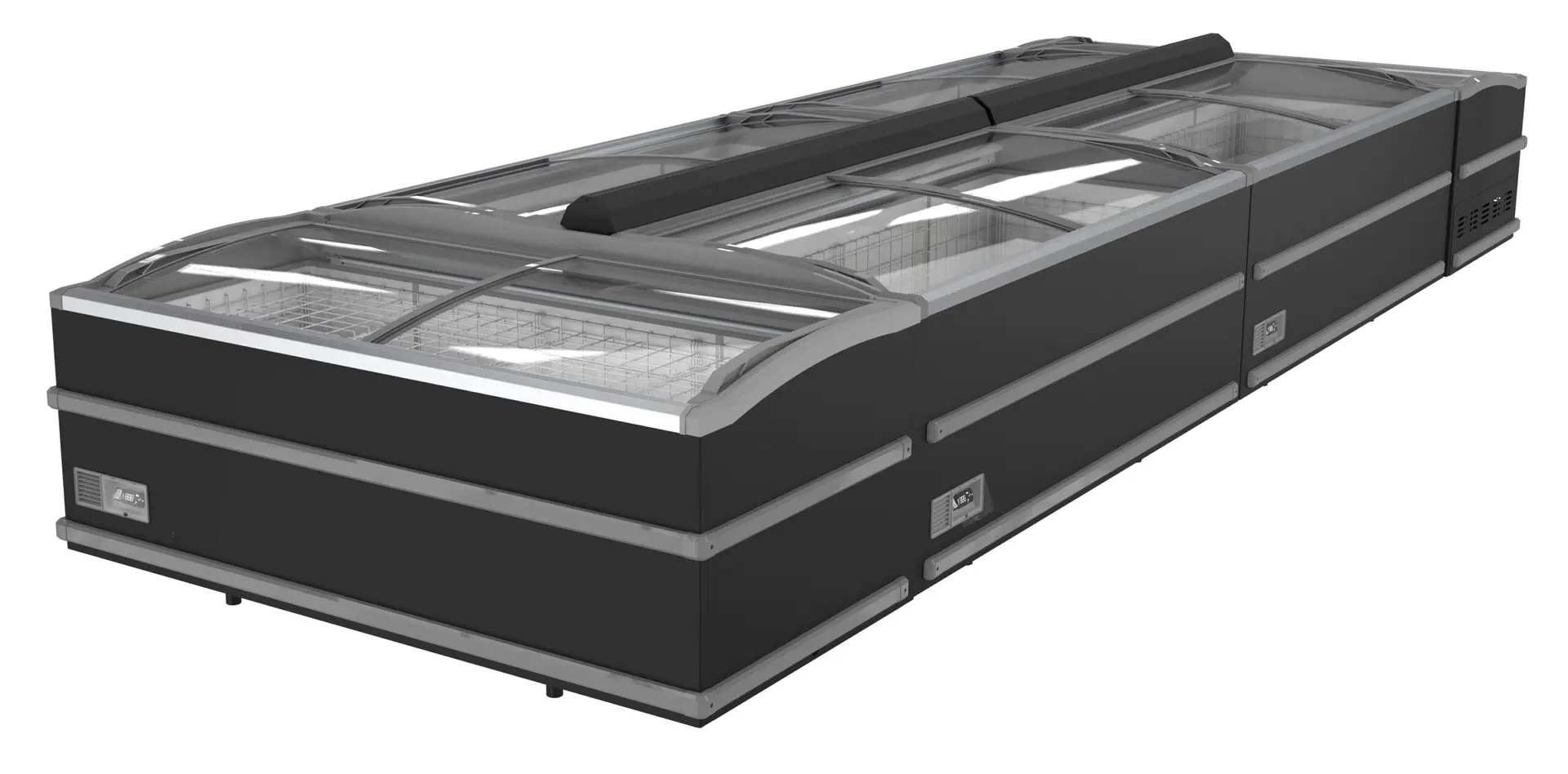 SUPERMARKET CHEST FREEZER BLACK 2125 AUTOMATIC DEFROST - Image 2