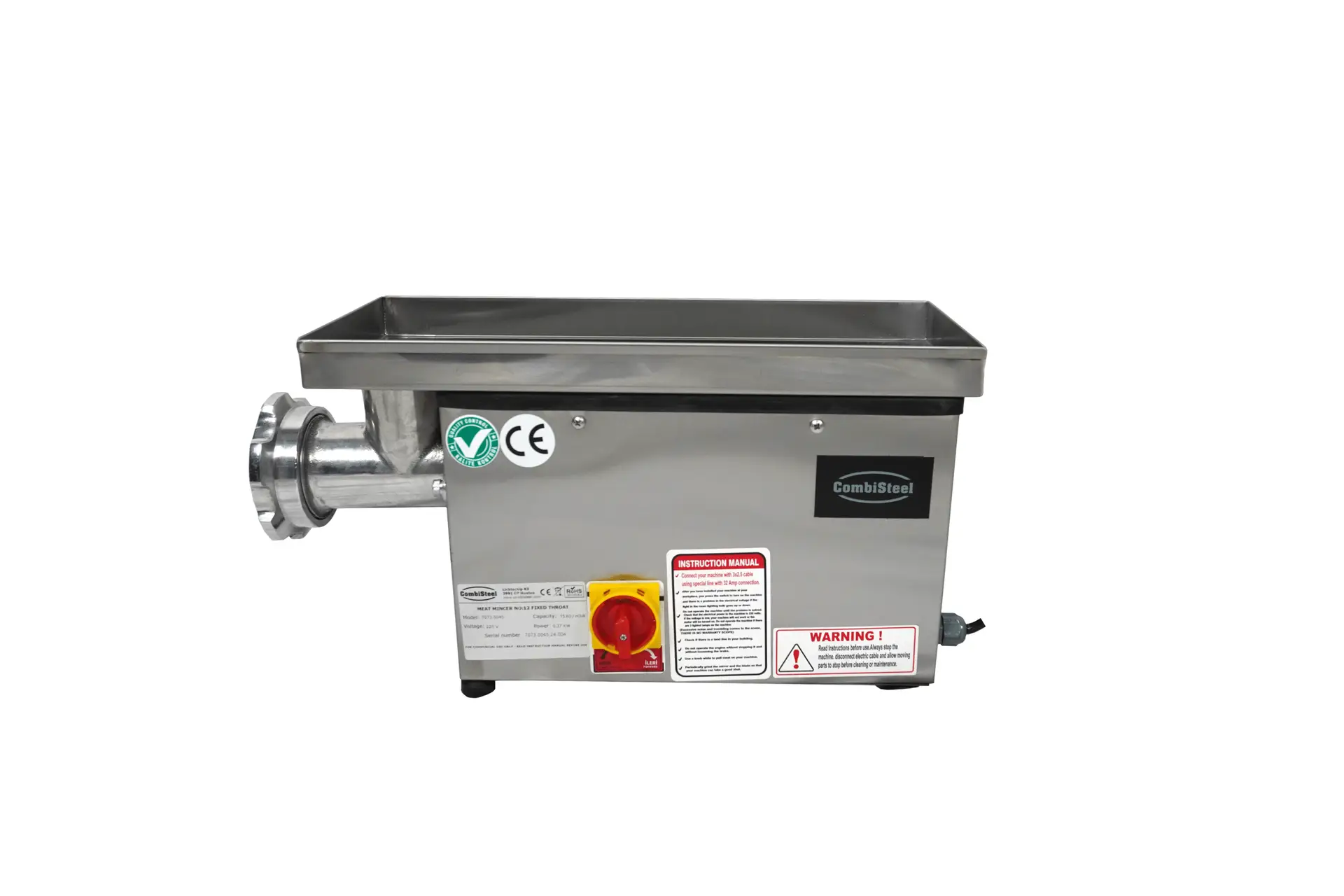 MEATGRINDER 12 - 75KG/H 230V - WITH FIXED HEAD - Image 3