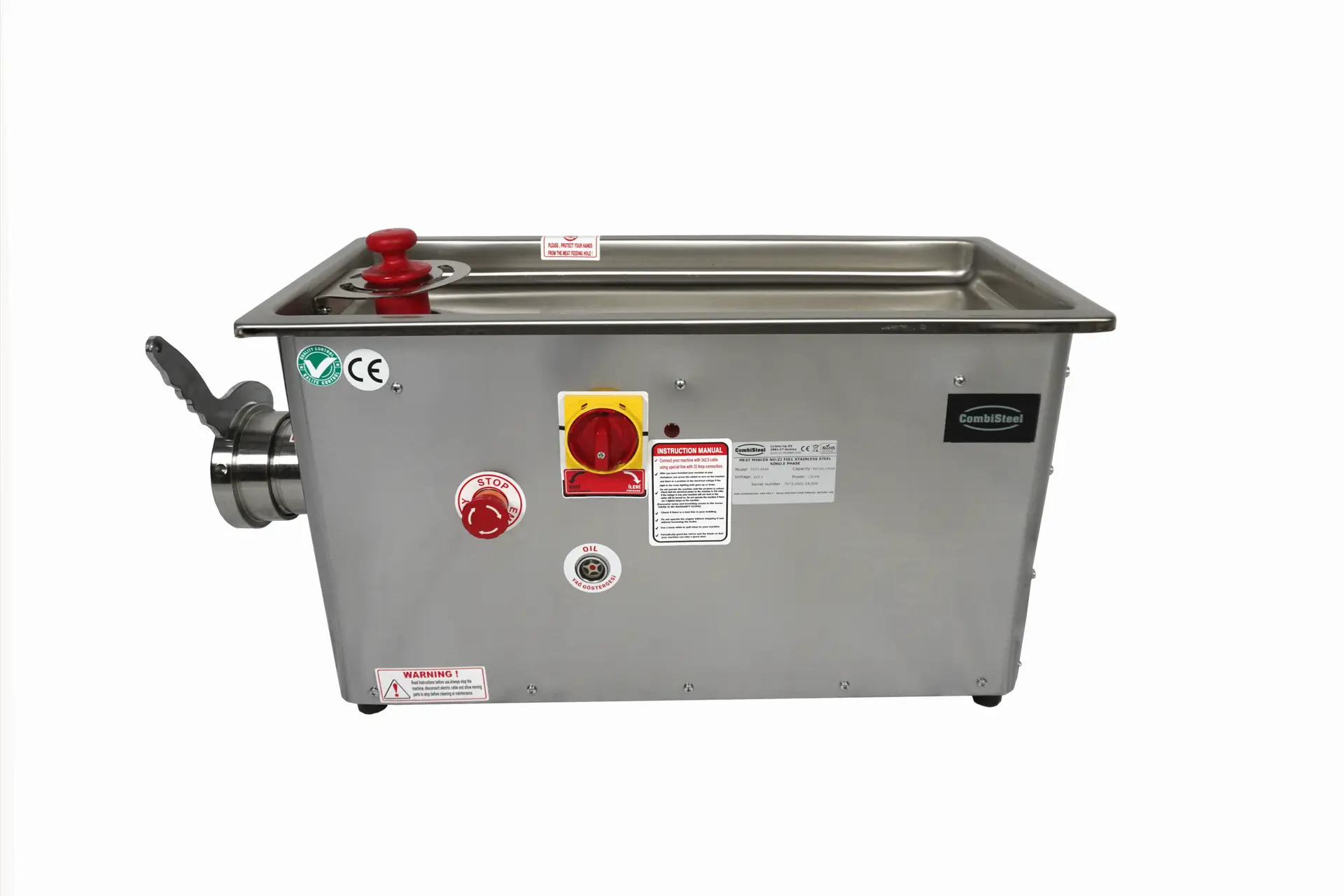 MEATGRINDER 22 - 450KG/H 400V - WITH FIXED HEAD - Image 2