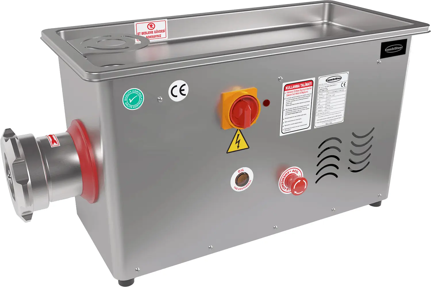 MEATGRINDER 32 - 750KG/H 400V - WITH FIXED HEAD