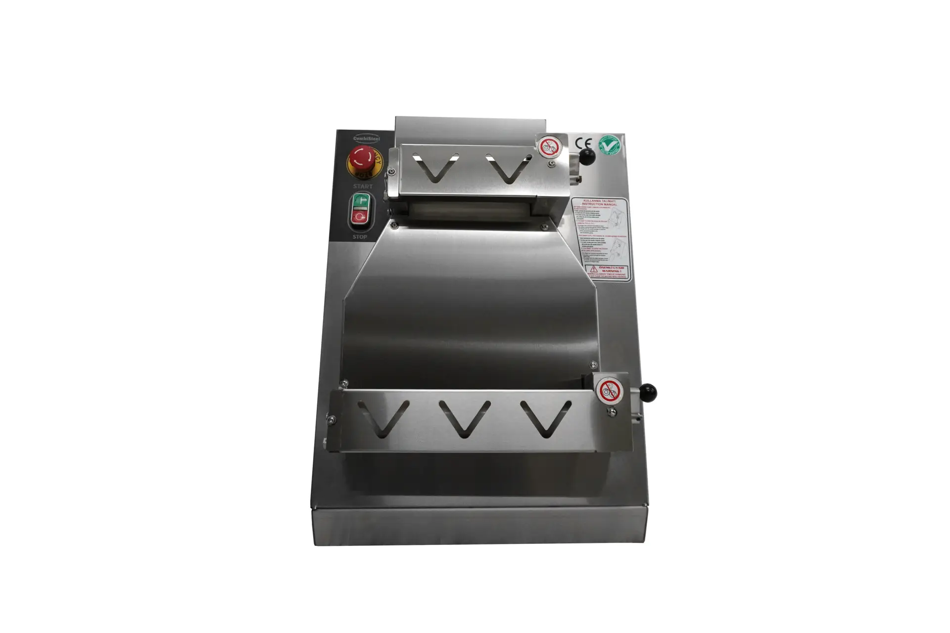DOUGH ROLLER 40CM STRAIGHT - FULL STAINLESS STEEL - Image 2