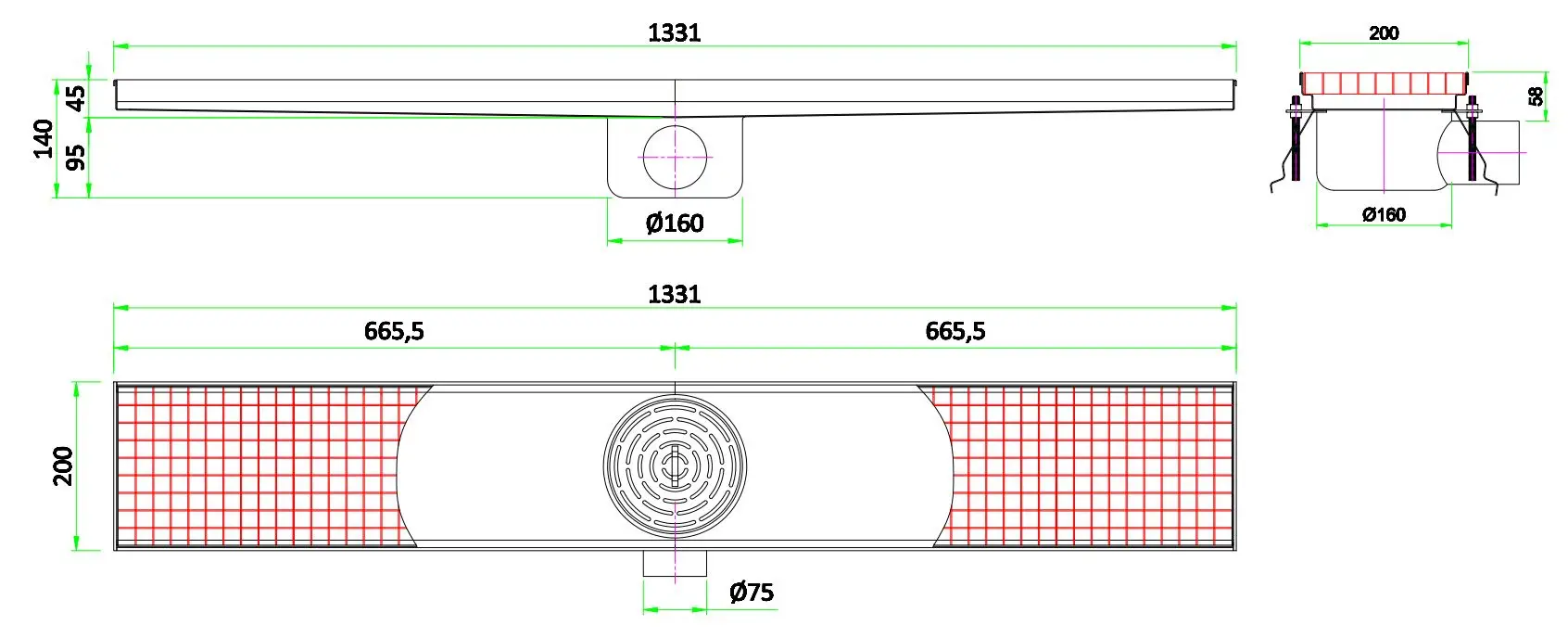 200 FLOOR GRID 1331 - Image 2