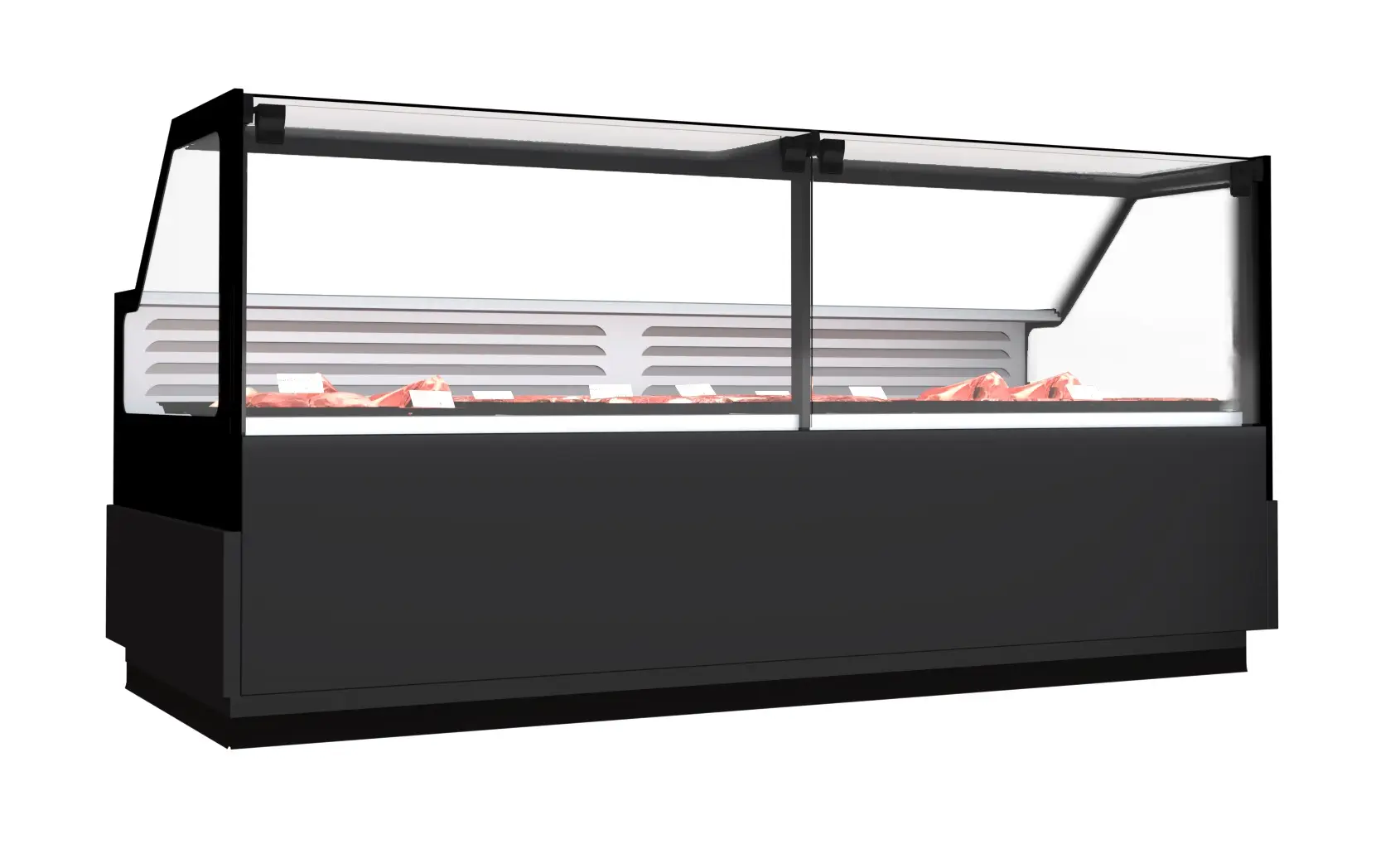 REFRIGERATED MEAT DISPLAY WITH PLATE COOLING RICK 2.0