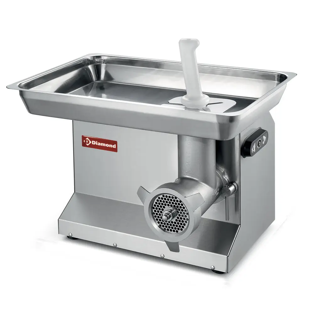 Diamond TCX32/ND Stainless Steel Table Top Meat Mincer, 300kg per Hour