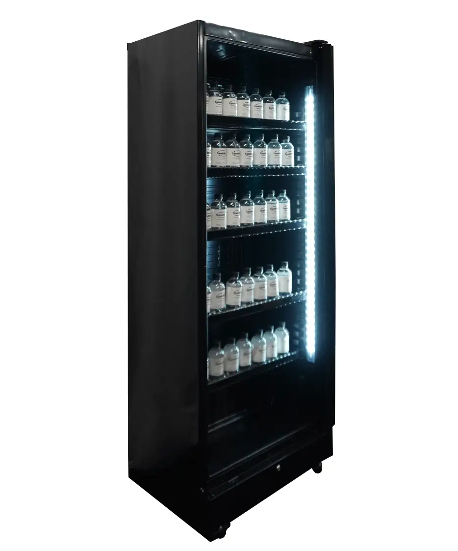 REFRIGERATOR 1 GLASS DOOR BLACK SVE-450 BL - Image 4