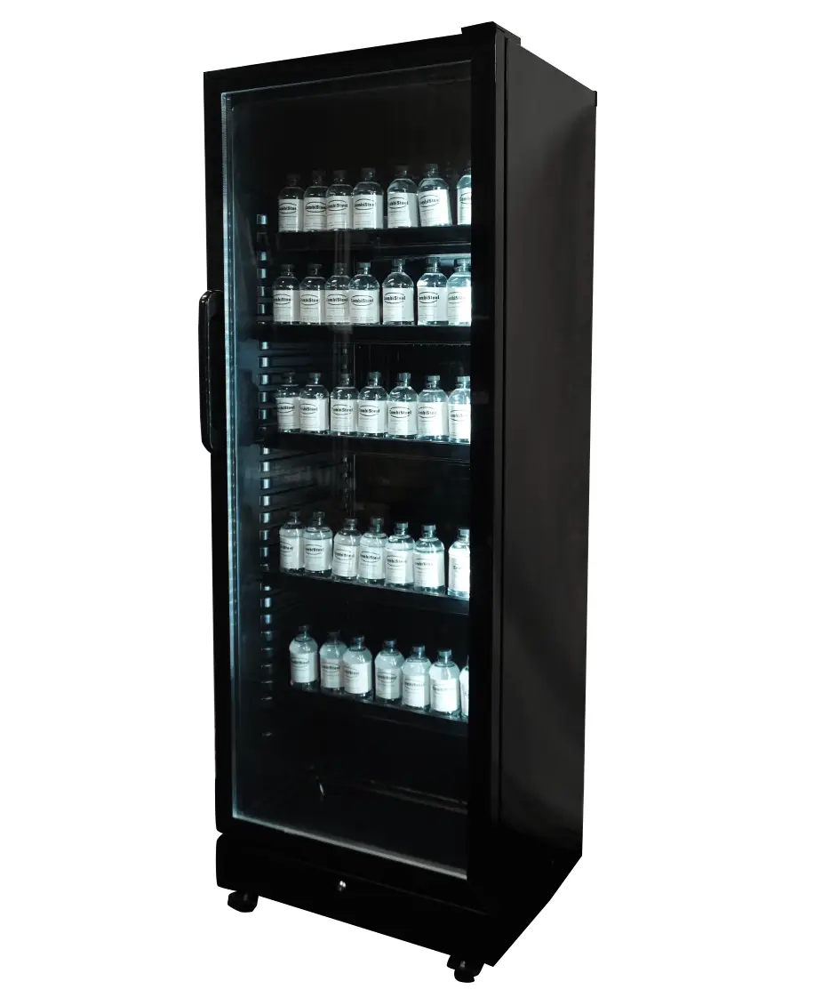 REFRIGERATOR 1 GLASS DOOR BLACK SVE-450 BL - Image 3
