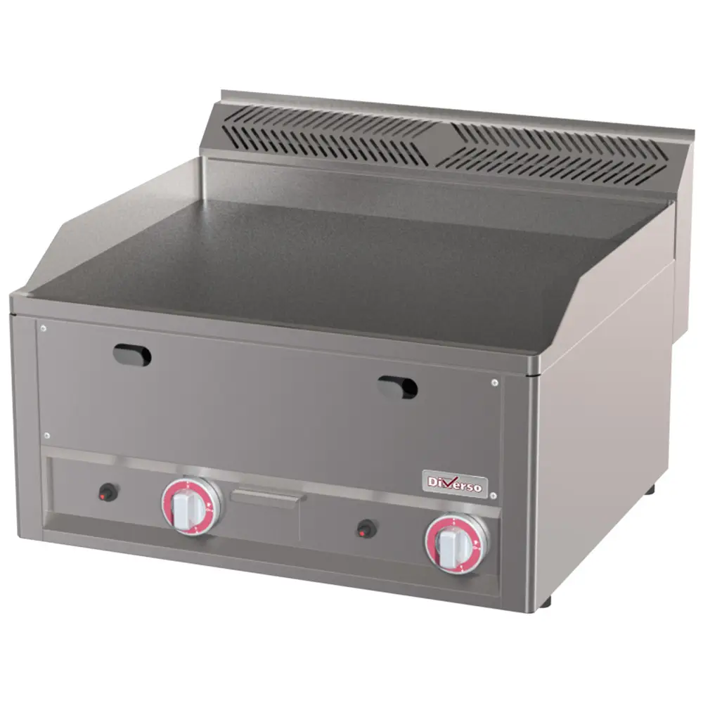 Diverso WR-GPLD-04 Double gas flat cooking plate -Top-