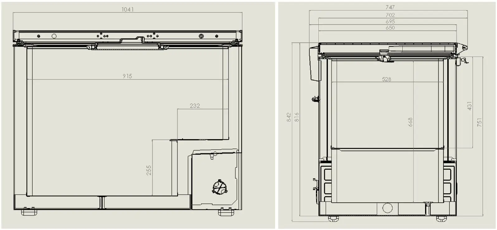 CHEST FREEZER SS COVER 305 L - Image 2