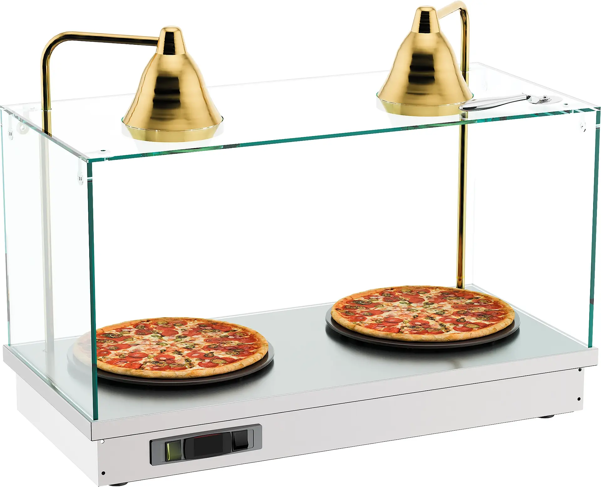 DROP-IN HEATED TOP UNIT WITH 2 HEATING LAMPS