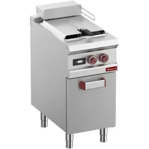 Diamond E7/F15A4-NAP Single Basket Freestanding Electric Fryer on Neutral Closed Cupboard, 15kW