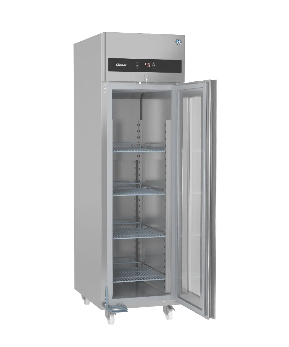 Hoshizaki Premier KG 60 C DR U Glass Single Door Stainless Steel Upright Display Refrigerator, 480 Litres - Image 3