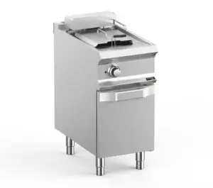 Hobart Ecomax HEFRBE74A Floorstanding Single Basket 12 Litre Electric Fryer, 9kW