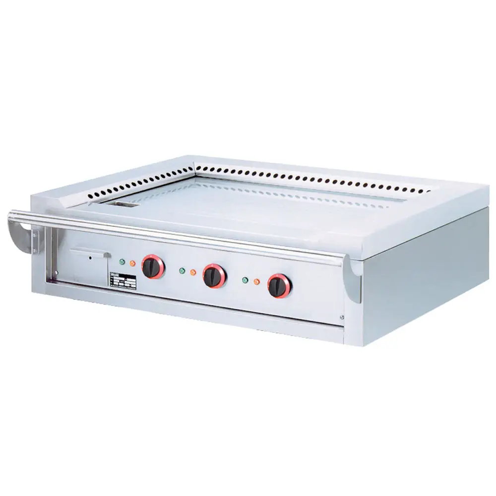 Diamond TPE3-15/T Tabletop 3 Area Electric Teppanyaki Plate, 14.3kW