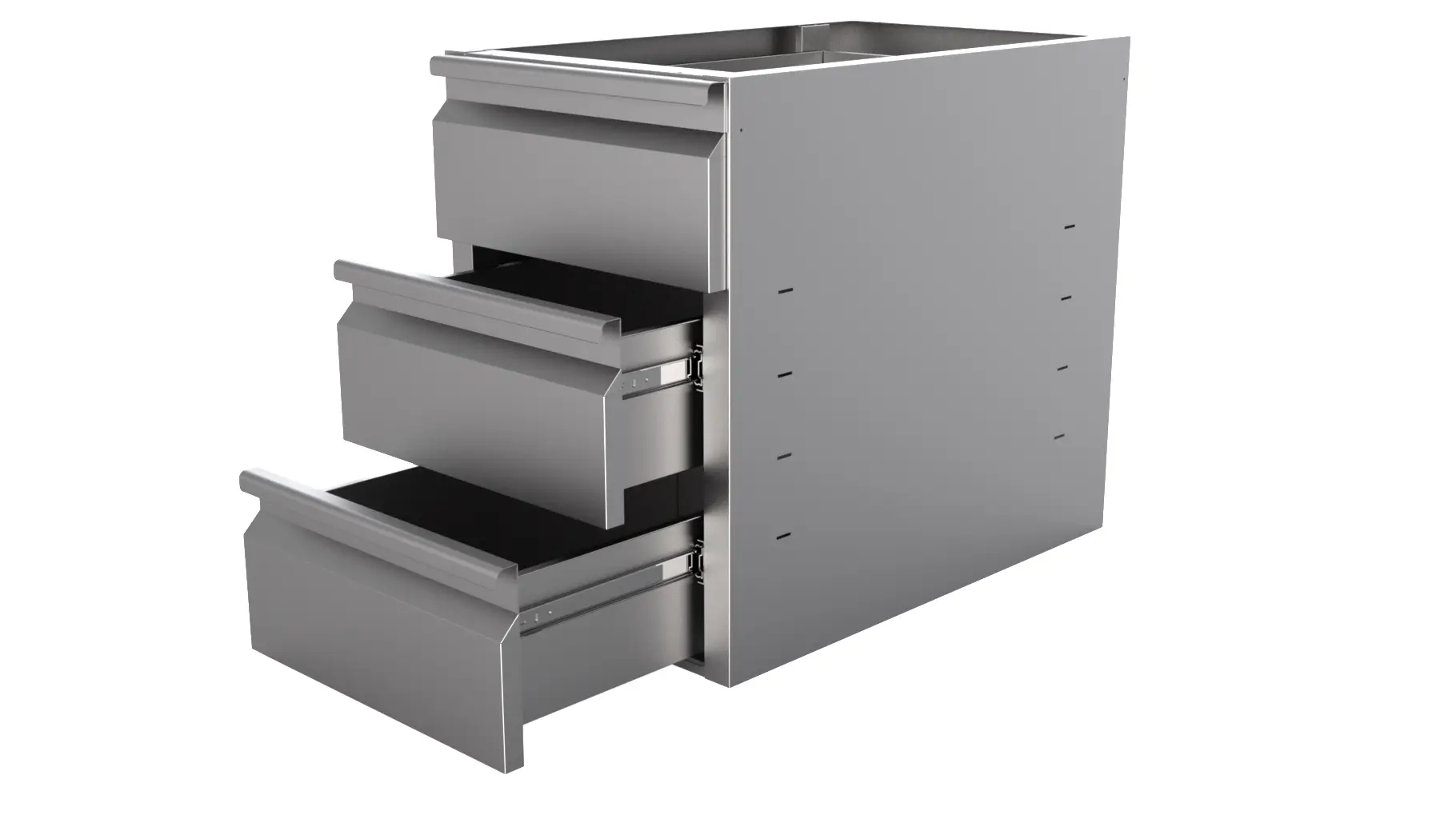 DRAWERSET 3 DRAWERS FOR TABLE 600
