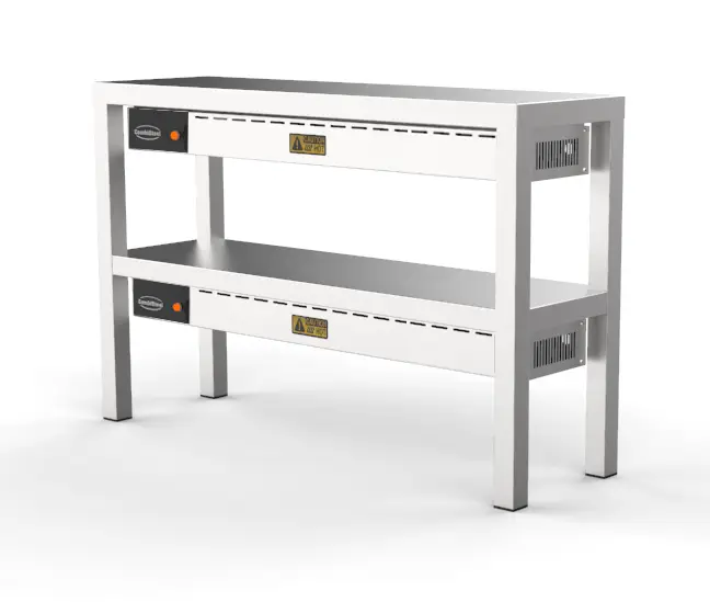 OVERSHELF CERAMIC HEATED 2 LEVEL 1200 6 HEATERS OF 250W