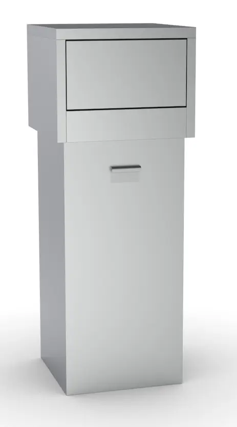 SS WASTE BIN 80L