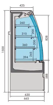 COLD DISPLAY NOAH WITH SLIDING DOORS 1.9 - Image 2