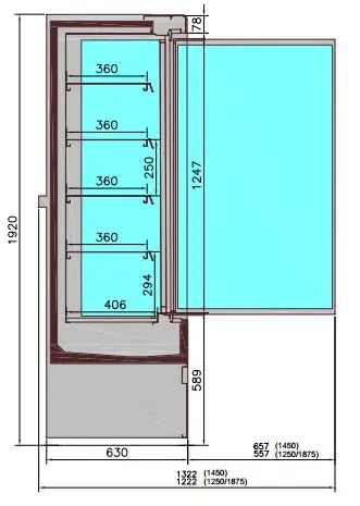 WALL MOUNTED UNIT JAMIE 2 DOORS 1.5 - Image 2