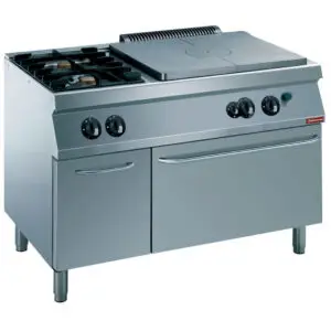 Diamond G17/T2BFA12-N 2 Stove & 1 Whole Hob Freestanding Gas Range Cooker on Gas Oven & Neutral Cupboard