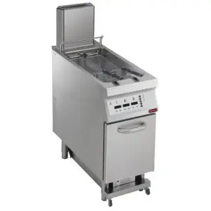 Diamond G22/F23CFSA4-S Gas fryer 1 basin in "Y" 23 liters, on undercarriage, "DIGIT"