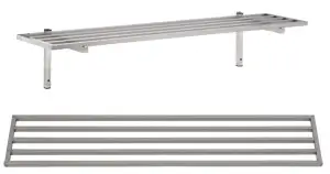 SS TUBE SHELF 1600 INCL. BRACKETS