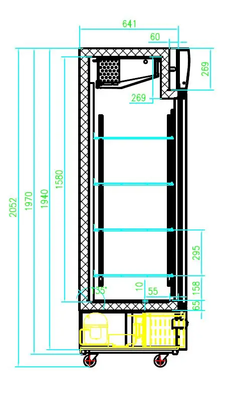 FREEZER 1 GLASS DOOR - Image 2
