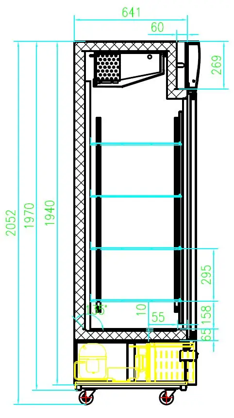 FREEZER 2 GLASS DOORS - Image 2