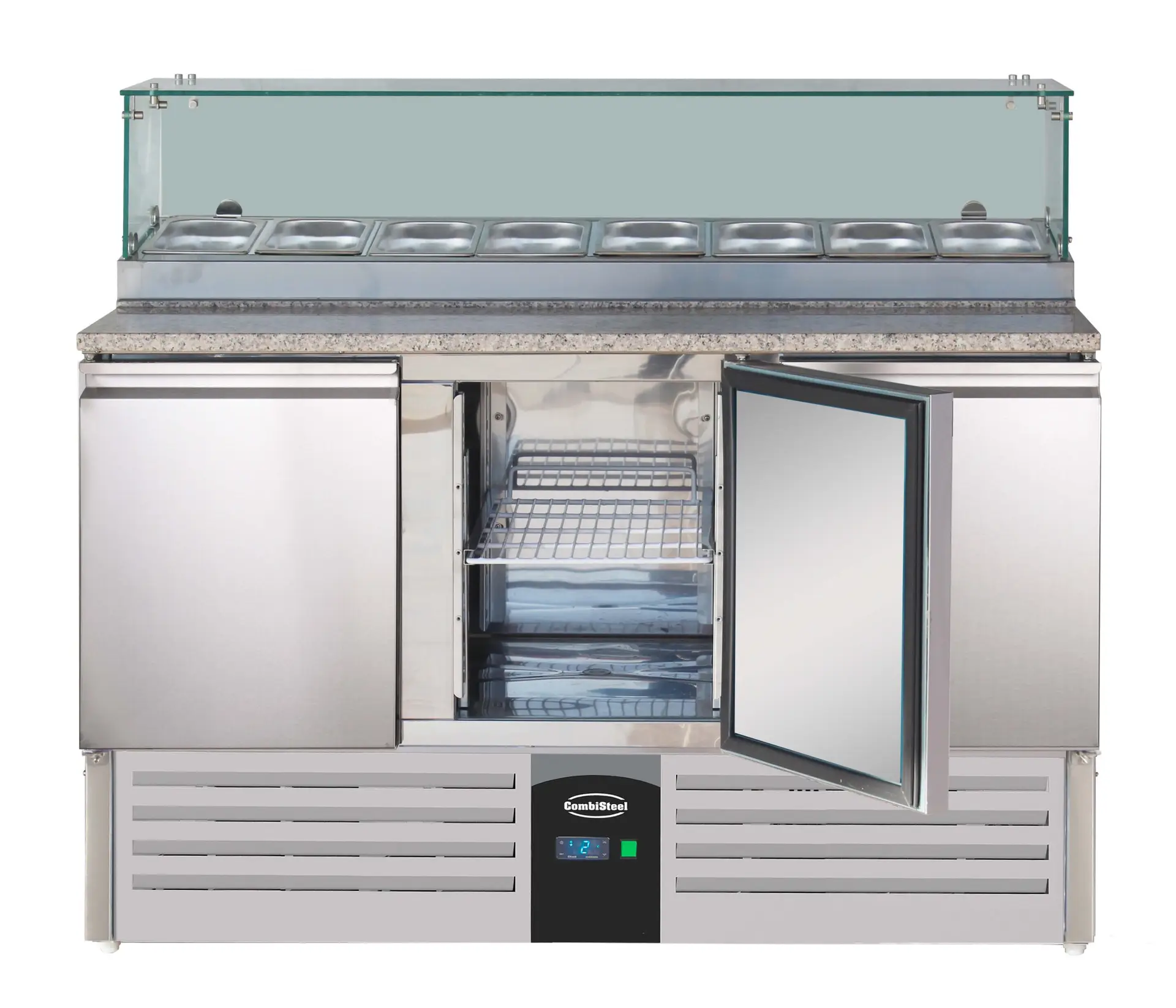 PIZZA COUNTER WITH GLASS 3 DOORS - Image 3