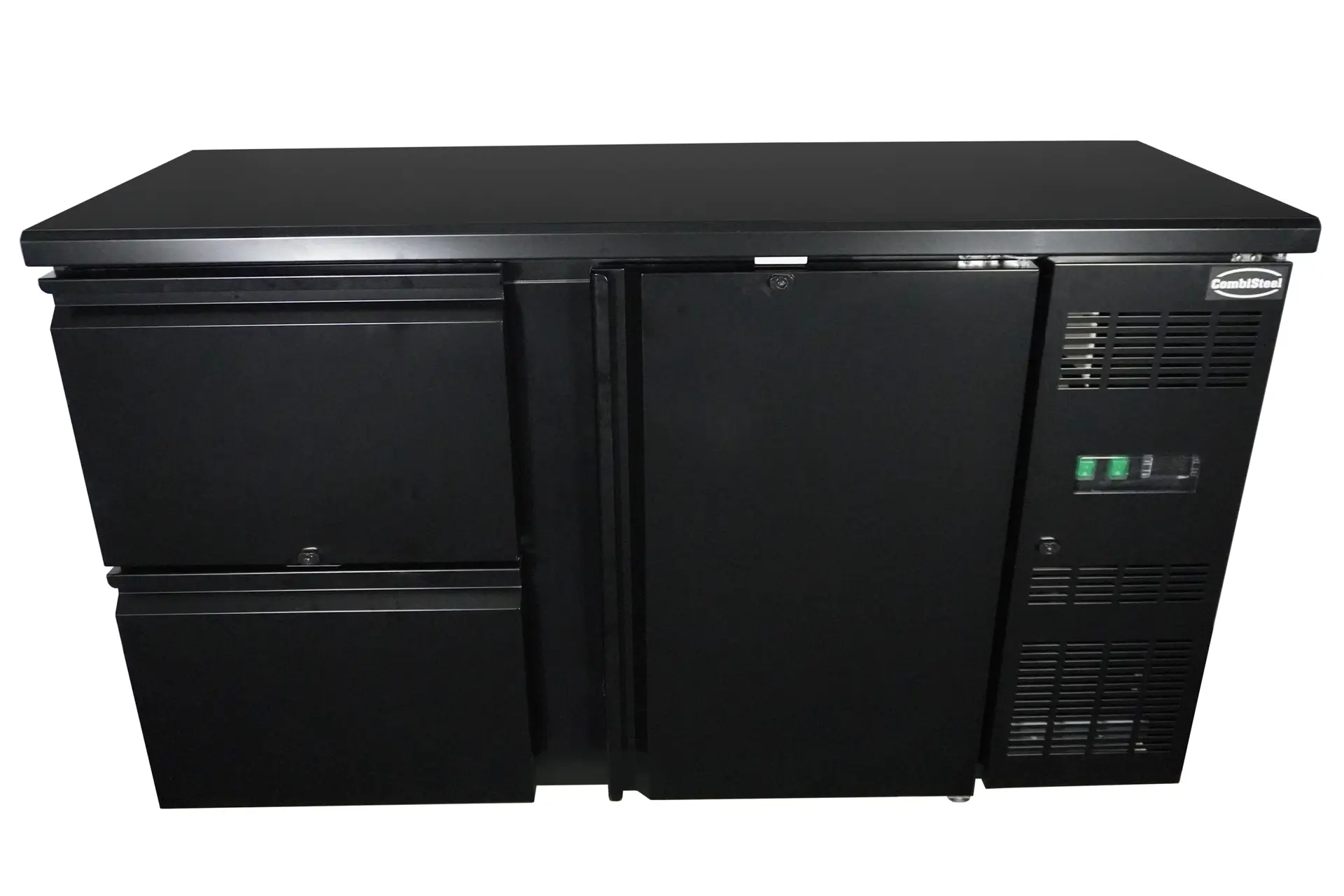 BARCOOLER BLACK 1 DOOR AND 2 DRAWERS - Image 2