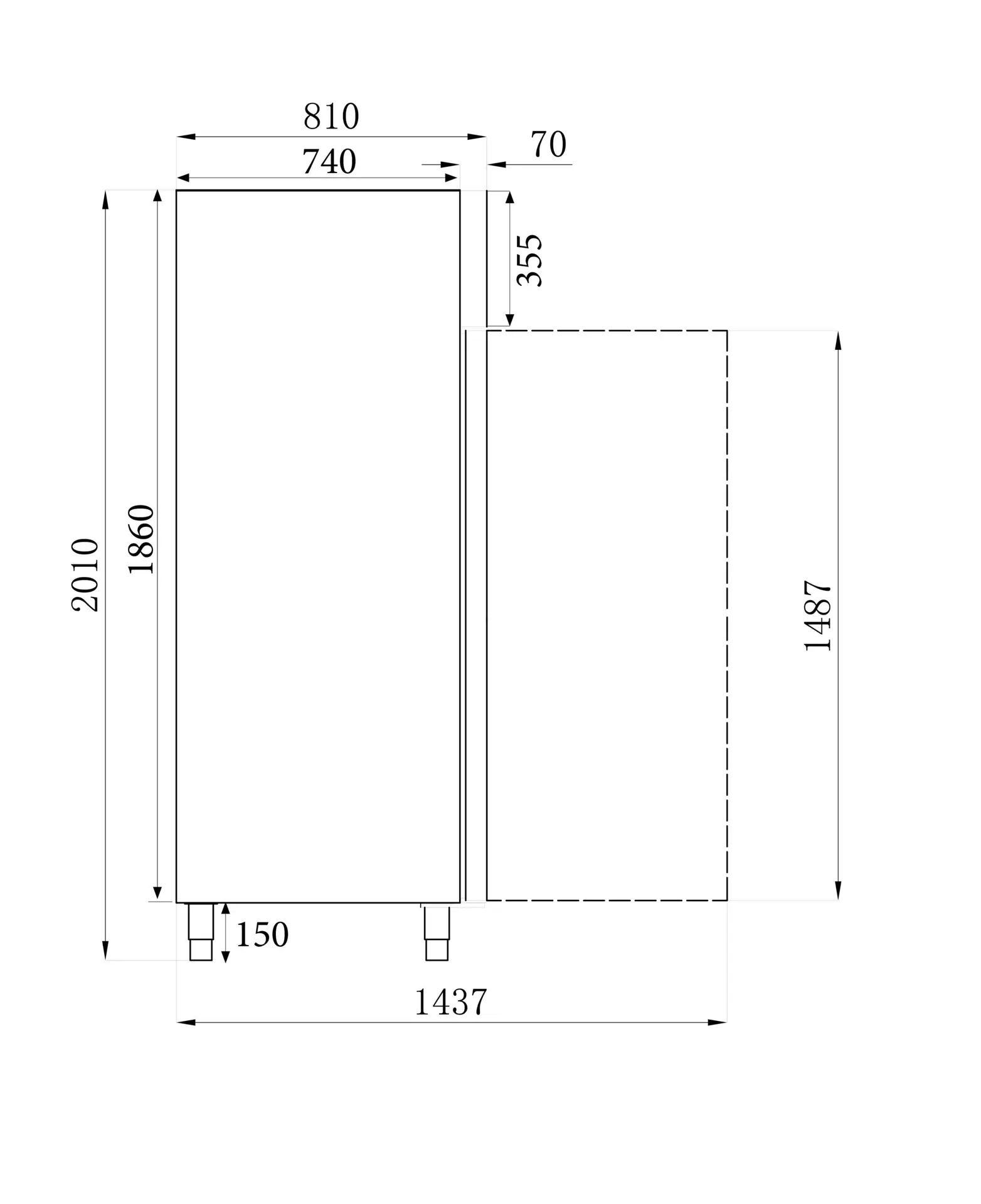 FREEZER SS+AL 600 LTR STATIC - Image 4
