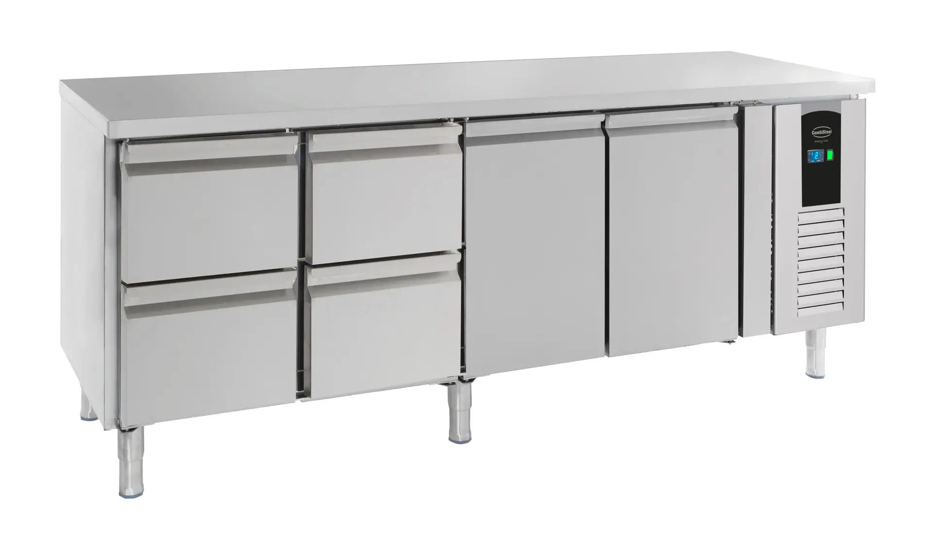 700 REFRIGERATED COUNTER 2 DOORS AND 4 DRAWERS ENERGY LINE