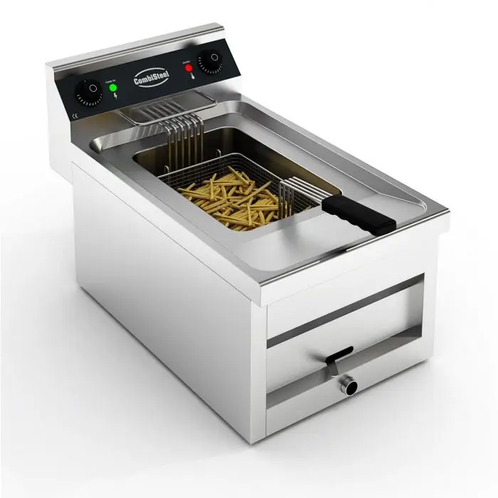 ELECTRIC COUNTER FRYER 1X12L 6KW - Image 2