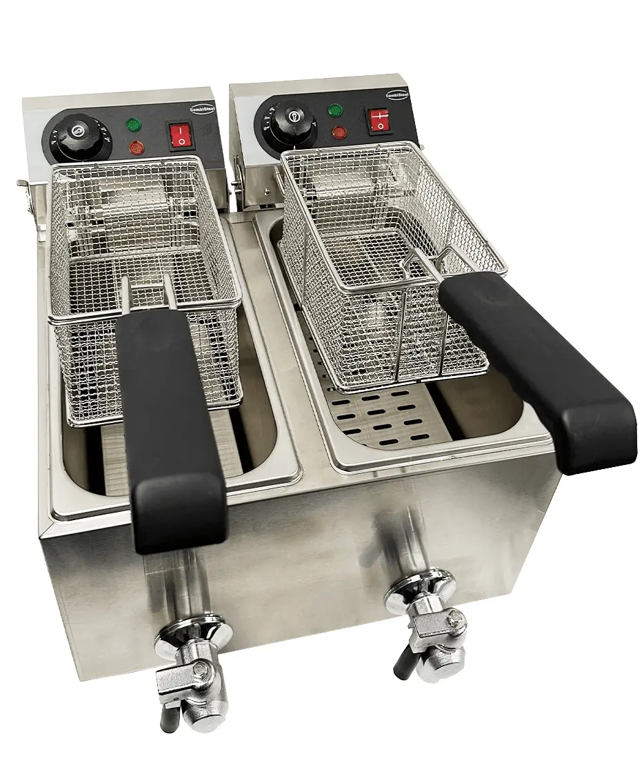 ELECTRIC COUNTER FRYER 2X4 L
