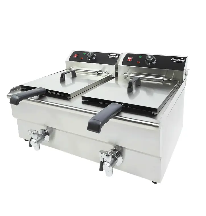 ELECTRIC COUNTER FRYER 2X10 L - Image 2