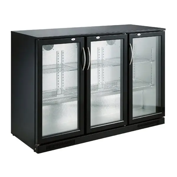 BACKBAR COOLER BLACK 3 DOORS - Image 2