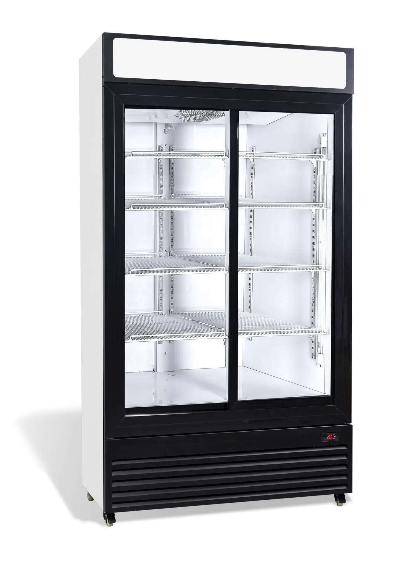 REFRIGERATOR WITH SLIDING GLASS DOORS BEZ-750 SL