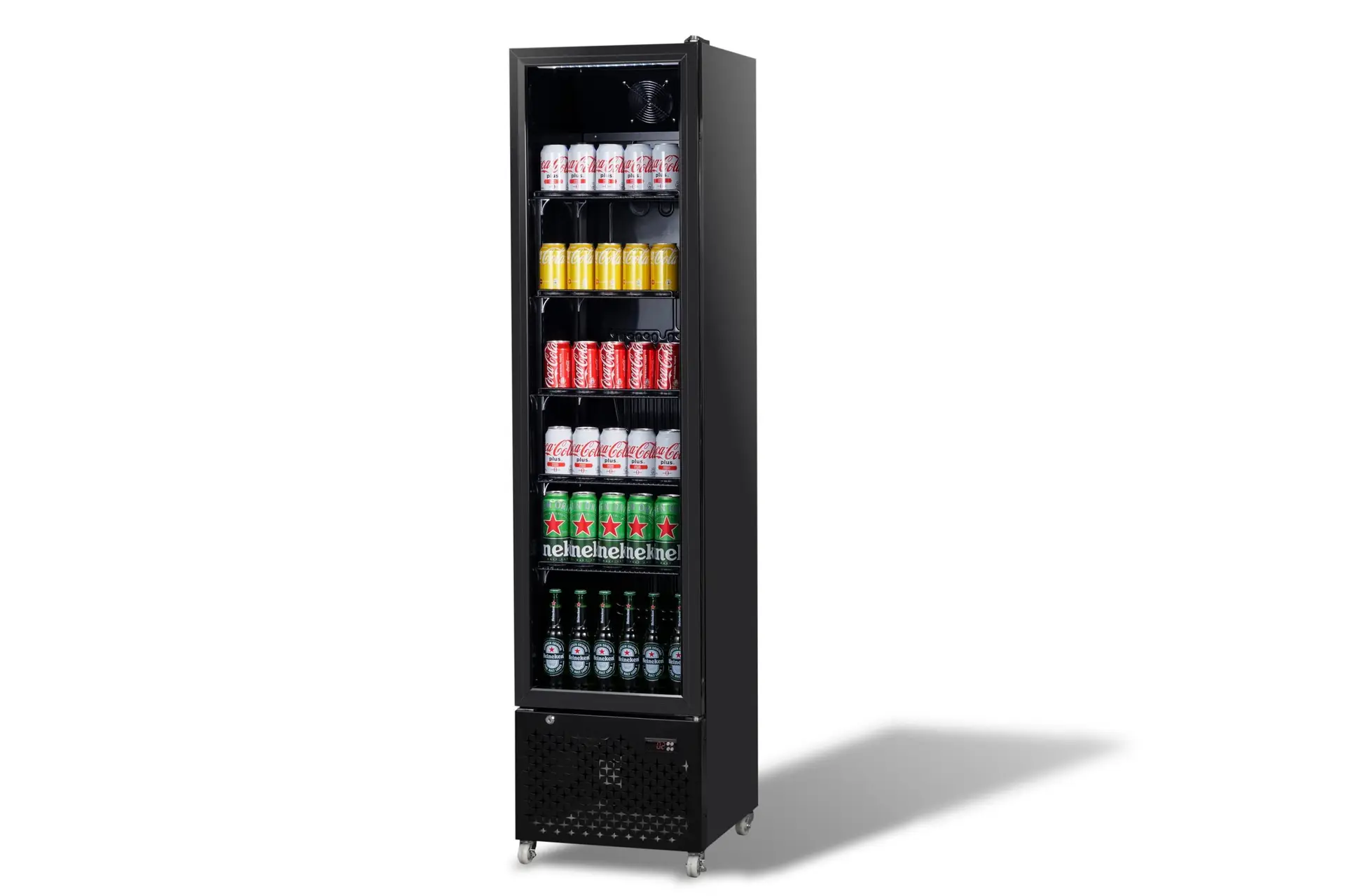 FREEZER 1 GLASS DOOR BLACK NAP-250F - Image 2