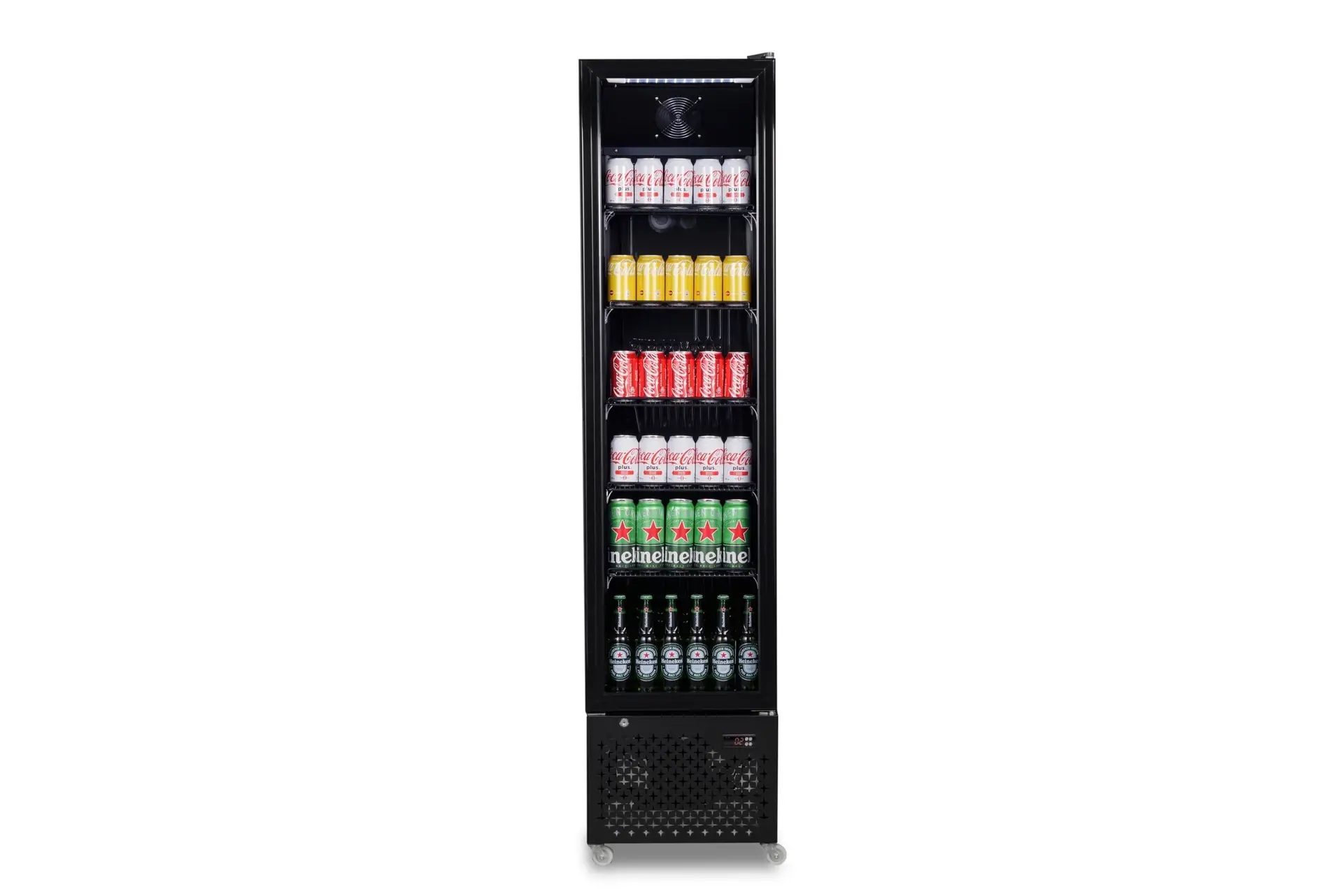 FREEZER 1 GLASS DOOR BLACK NAP-250F - Image 3