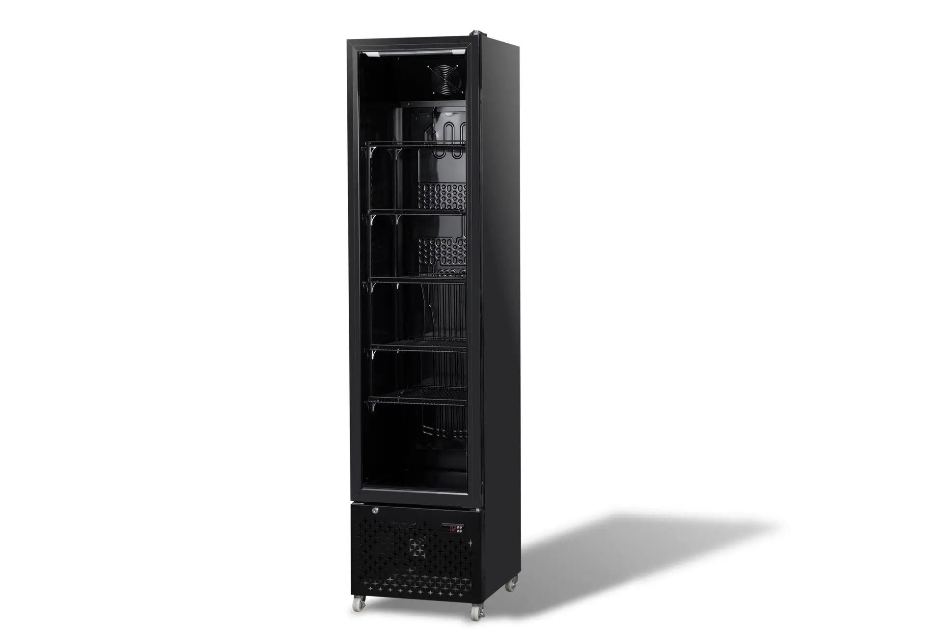 FREEZER 1 GLASS DOOR BLACK NAP-250F - Image 4