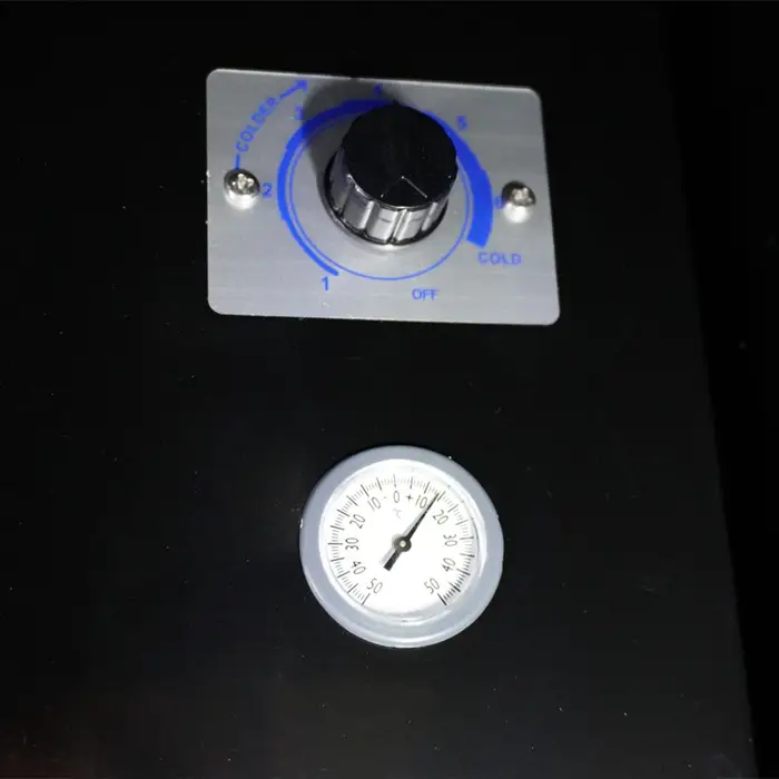 REFRIGERATOR 3 GLASS DOORS BLACK FCU-1200 BL - Image 7