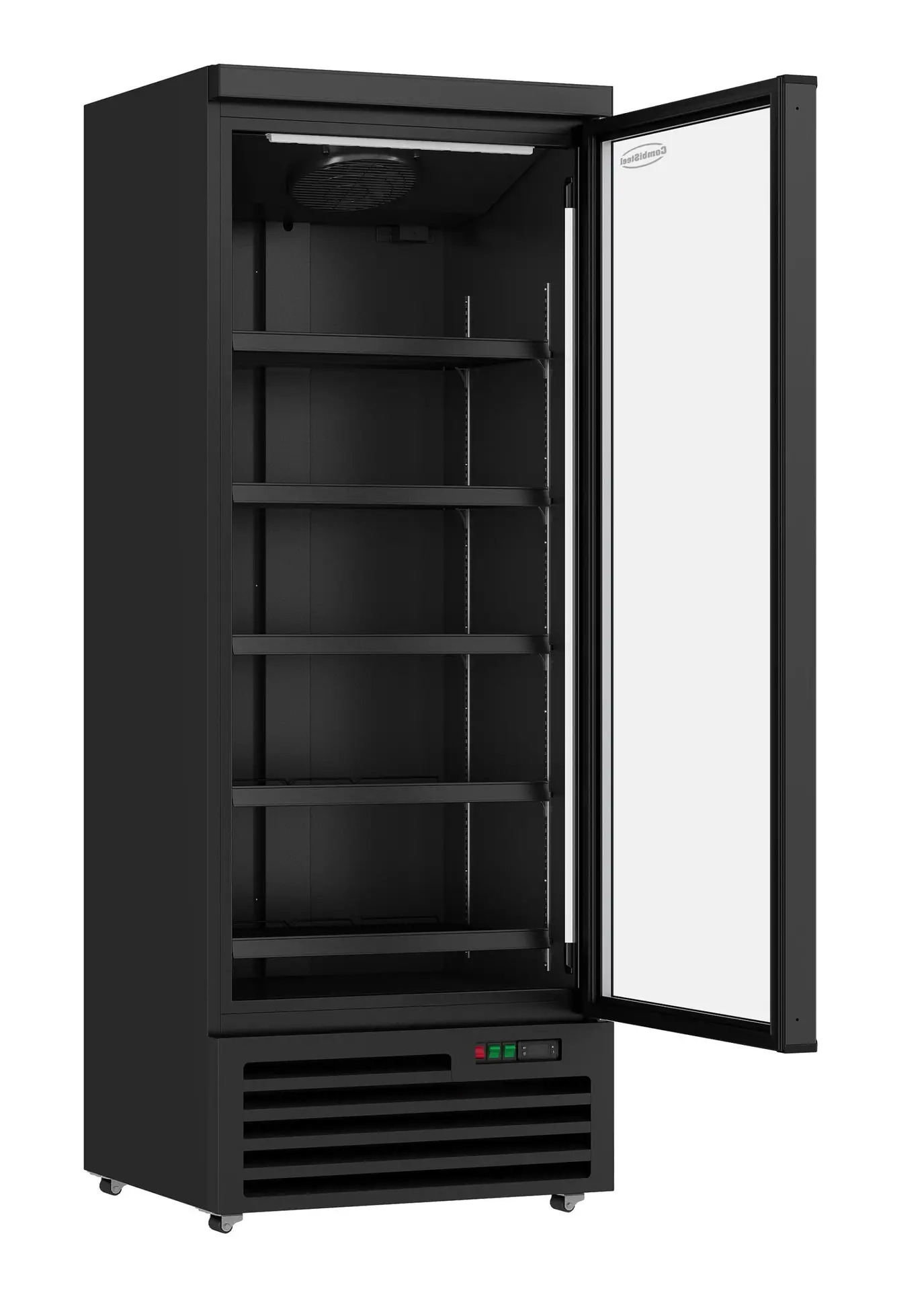 REFRIGERATOR 1 GLASS DOOR BLACK JDE-600R BL - Image 2