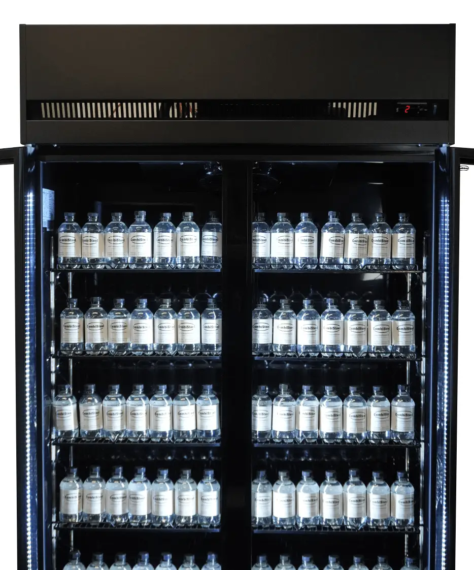 REFRIGERATOR 2 GLASS DOORS BLACK IRM-770 BL - Image 6