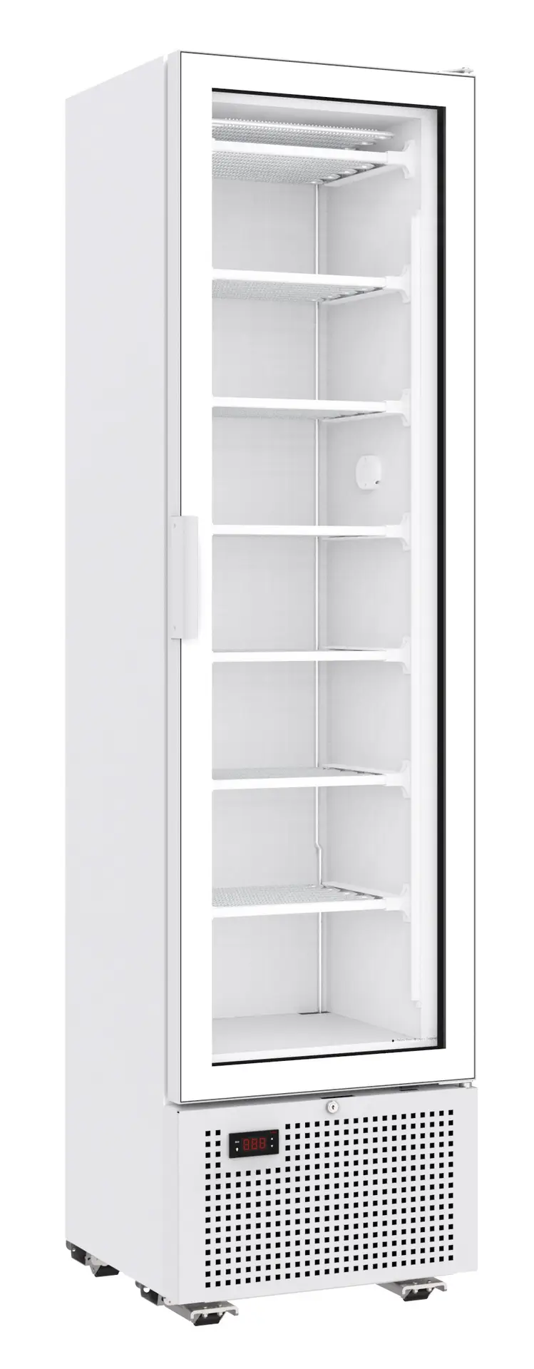FREEZER 1 GLASS DOOR 221L
