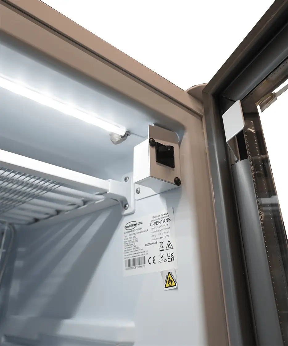 FREEZER 1 GLASS DOOR 382L - Image 8