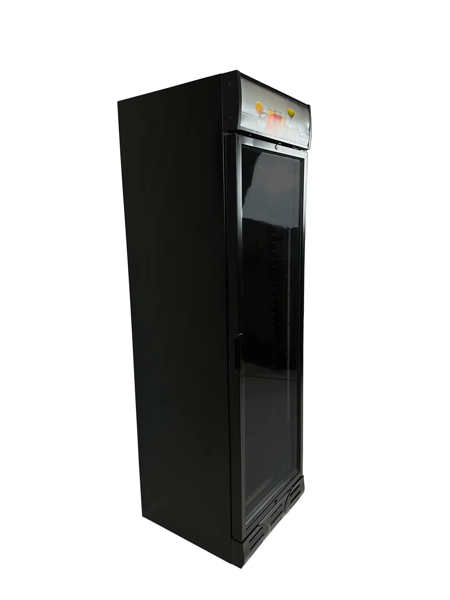 REFRIGERATOR 1 GLASS DOOR BLACK - Image 4